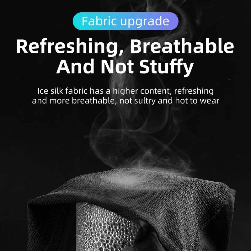 ROCKBROS Cycling Sleeves Summer Ice Fabric Running Arm UV Protection Sleeves Basketball Camping Riding Outdoors Sports Sleeves