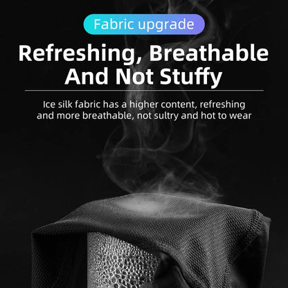 ROCKBROS Cycling Sleeves Summer Ice Fabric Running Arm UV Protection Sleeves Basketball Camping Riding Outdoors Sports Sleeves