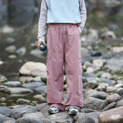 CHRLCK Men's Hiking Cargo Pants Waterproof Outdoor Quick Dry Lightweight Ripstop Women Camping Fishing Climbing Hunting Trousers