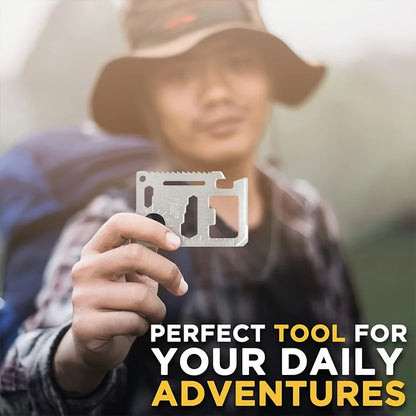 Pocket Portable Outdoor Camping Survival Multi-Tool Tourism EDC Equipment All In One Camping Accessories