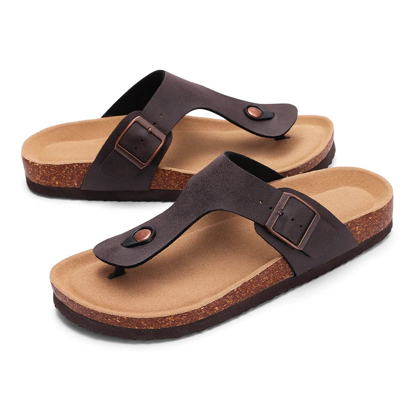 Bebealy Men Flip-flops Summer Flip-flops Fashion Unisex Sandals Casual Beach Sandals Soft Nonslip Ladies Sandals Home Sandals