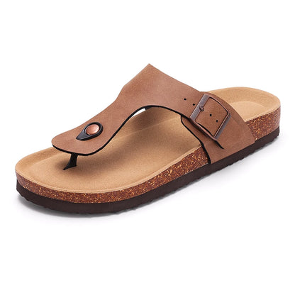 Bebealy Men Flip-flops Summer Flip-flops Fashion Unisex Sandals Casual Beach Sandals Soft Nonslip Ladies Sandals Home Sandals