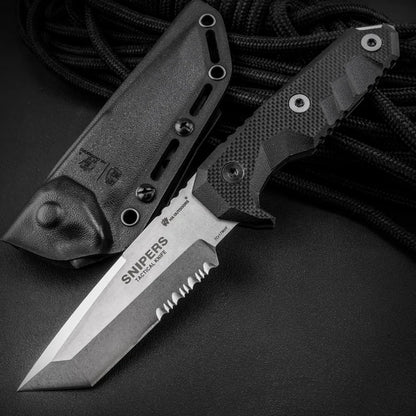 HX Outdoors Tactical Knife,Hunting Jungle Knives ,Camping Survival Knife,Rescue Edc Tool G10 Handle WIth Kydex Dropshipping