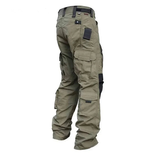 Tactical Pants Men Multi-Pocket Outdoor Cargo Pants Combat Trousers Men's Wear-Resistant Hiking Work Trousers Male