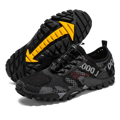 New Mesh Breathable Hiking Shoes Size 36-47 Mens Sneakers Outdoor Trail Trekking Mountain Climbing Sports Shoes for Male