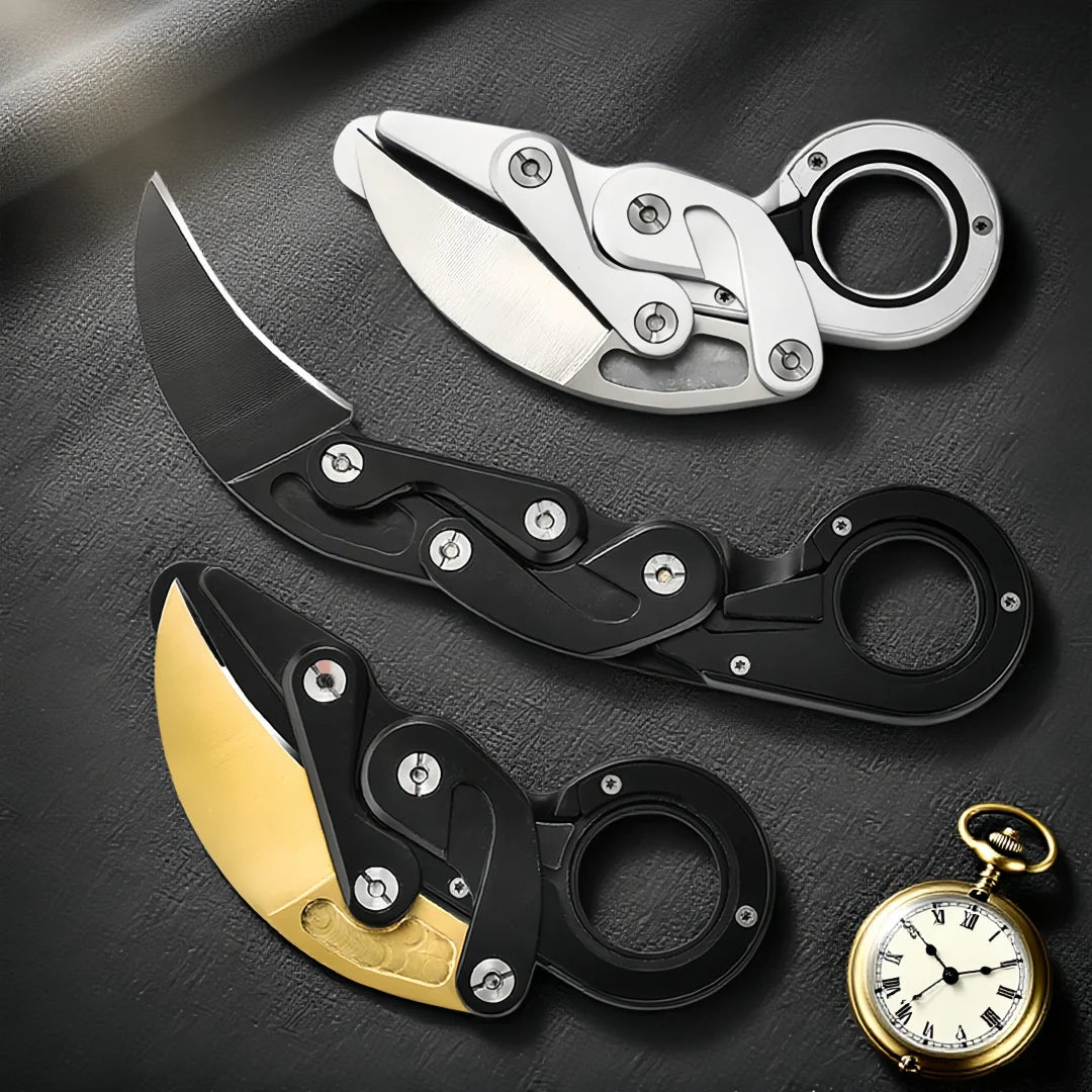 Unique structure and exquisite blade, EDC personalized folding knife, camping and hiking portable pocket knife, tool