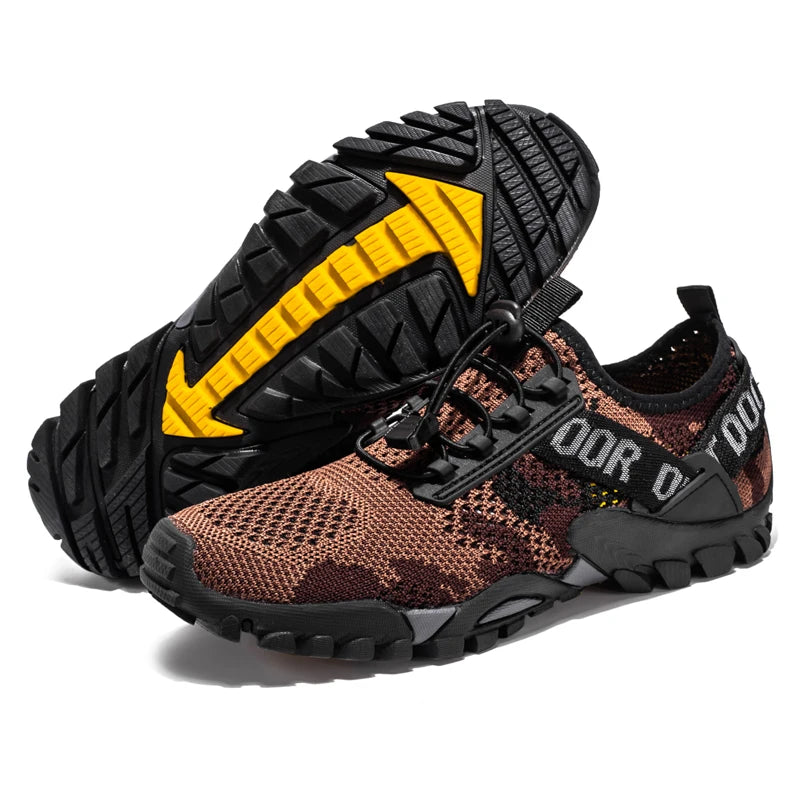 New Mesh Breathable Hiking Shoes Size 36-47 Mens Sneakers Outdoor Trail Trekking Mountain Climbing Sports Shoes for Male