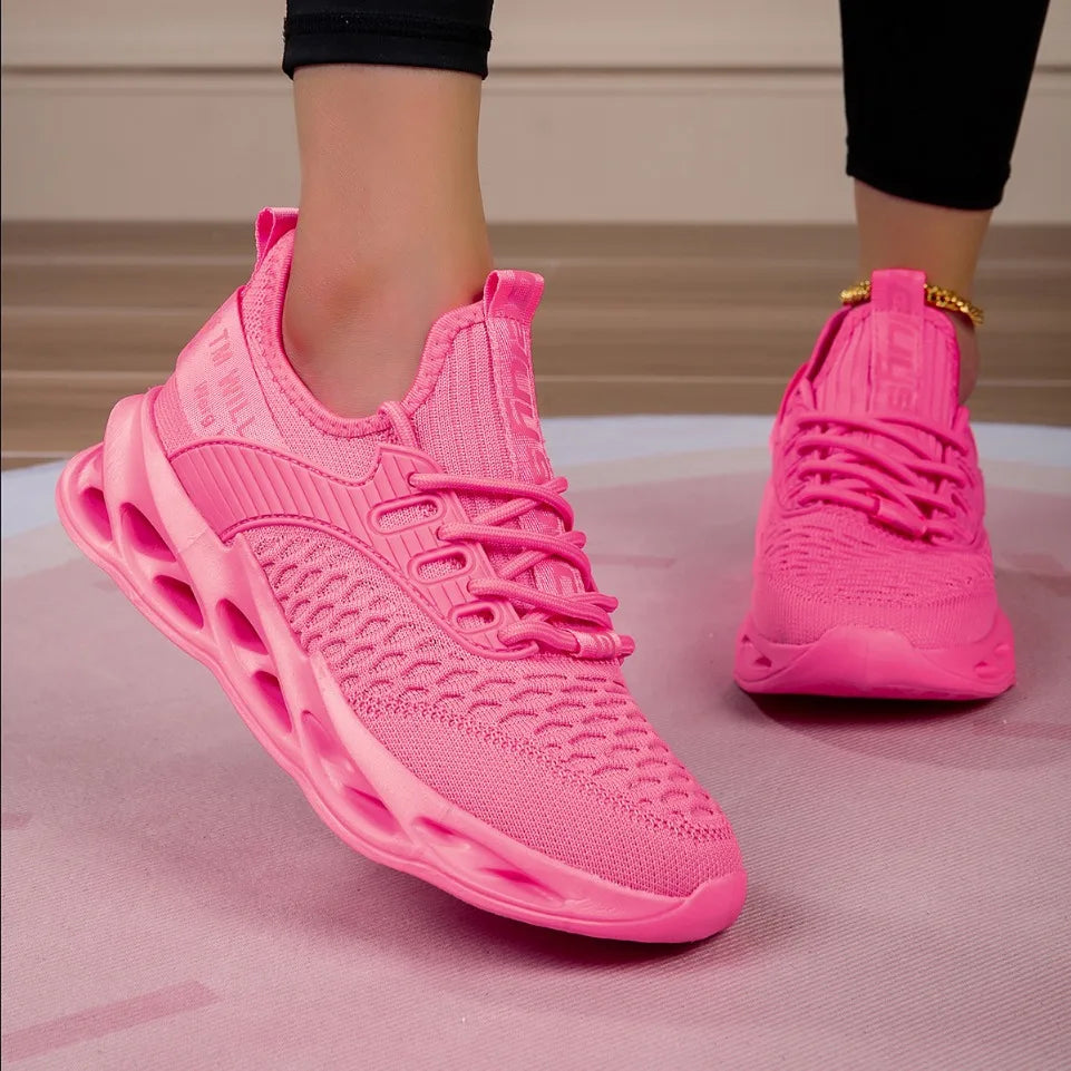 purple Casual Sneakers Women Men Blade Shoes Light Breathable Running Shoes Mesh Sports Sneakers Zapatillas De Mujer Chaussure
