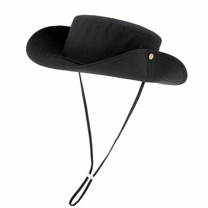100% Cotton Fisherman Hat Dad Summer Outdoors Sun Cap Man Outdoors Camping Boonie Hat Women Beach Foldable Bucket Hats