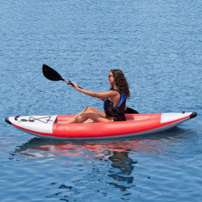 Canoe Kayak 1 Person Inflatable Portable Sport Kayak Set Canoe Boat With Aluminum Oars And High Output Air Pump