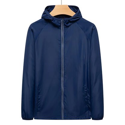 CHRLCK Men's Hiking Jackets Waterproof Women Sun Protection Windbreaker Camping Climbing Outdoor Coat Unisex Portable Clothes