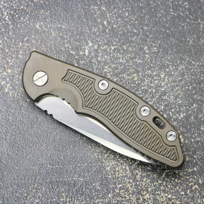 XM-18 A Folding Knife Titanium Handle Mark 20CV Outdoors Hunting Fishing Camping Cycling Kitchen Survival Tactic EDC Tools Gifts