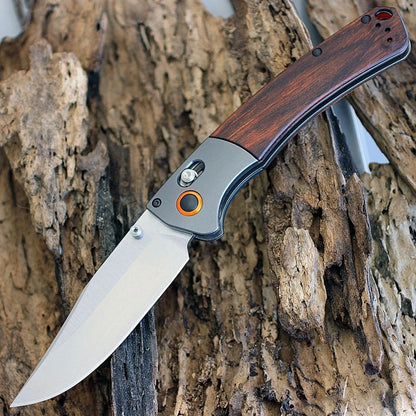 BM 15080 Crooked River Folding Knife Outdoor Camping Hiking Fishing Knife EDC Tactical Hunting Knife Practical Cutting Knife