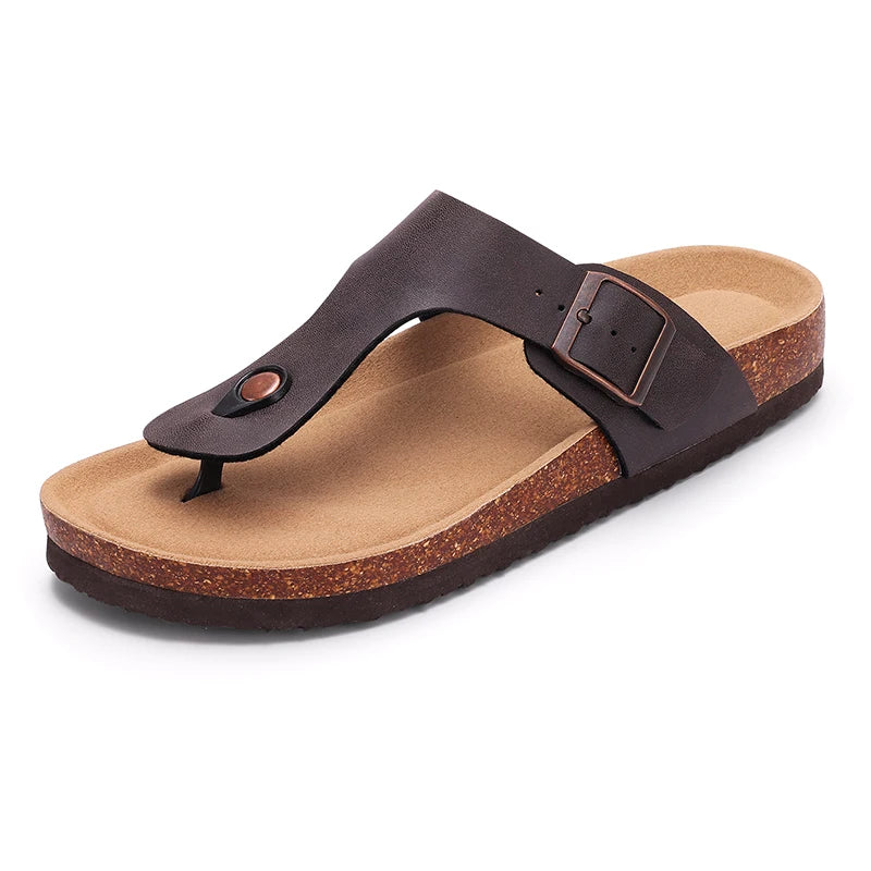 Bebealy Men Flip-flops Summer Flip-flops Fashion Unisex Sandals Casual Beach Sandals Soft Nonslip Ladies Sandals Home Sandals