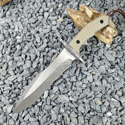 MK9 Heavy-duty Outdoor Survival Knife 9CR18MOV Steel Blade Durability Ideal Adventure Survival Perfect Hiking Traveling Tools