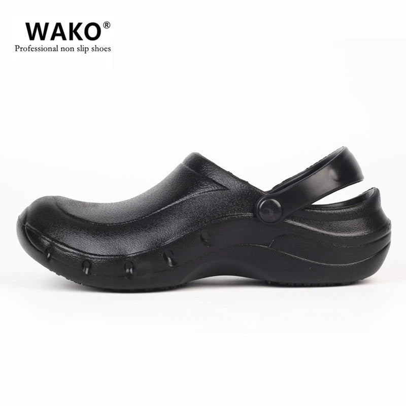 New Men's Chef Kitchen Working Slippers Non-slip Waterproof Oil-proof Shoes Rubber Rain boots for Men and Women Unisex Sandals
