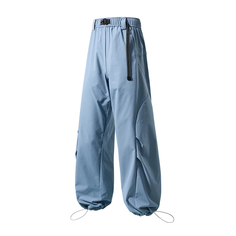 CHRLCK Men's Waterproof Hiking Cargo Pants Breathable Fashion Cargo Pants Autumn Trousers Fishing Camping Pants Women