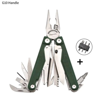 Daicamping DL7 Titanium Alloy Handle Outdoors Multi-tools Clamp Folding Knife EDC Combination Multi Tools Pliers Knives