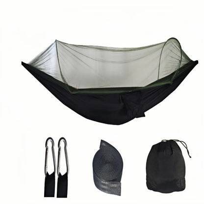 Portable outdoor camping hammock, equipped with mosquito net, lightweight bed, camping net, sleeping tent, camping equipment
