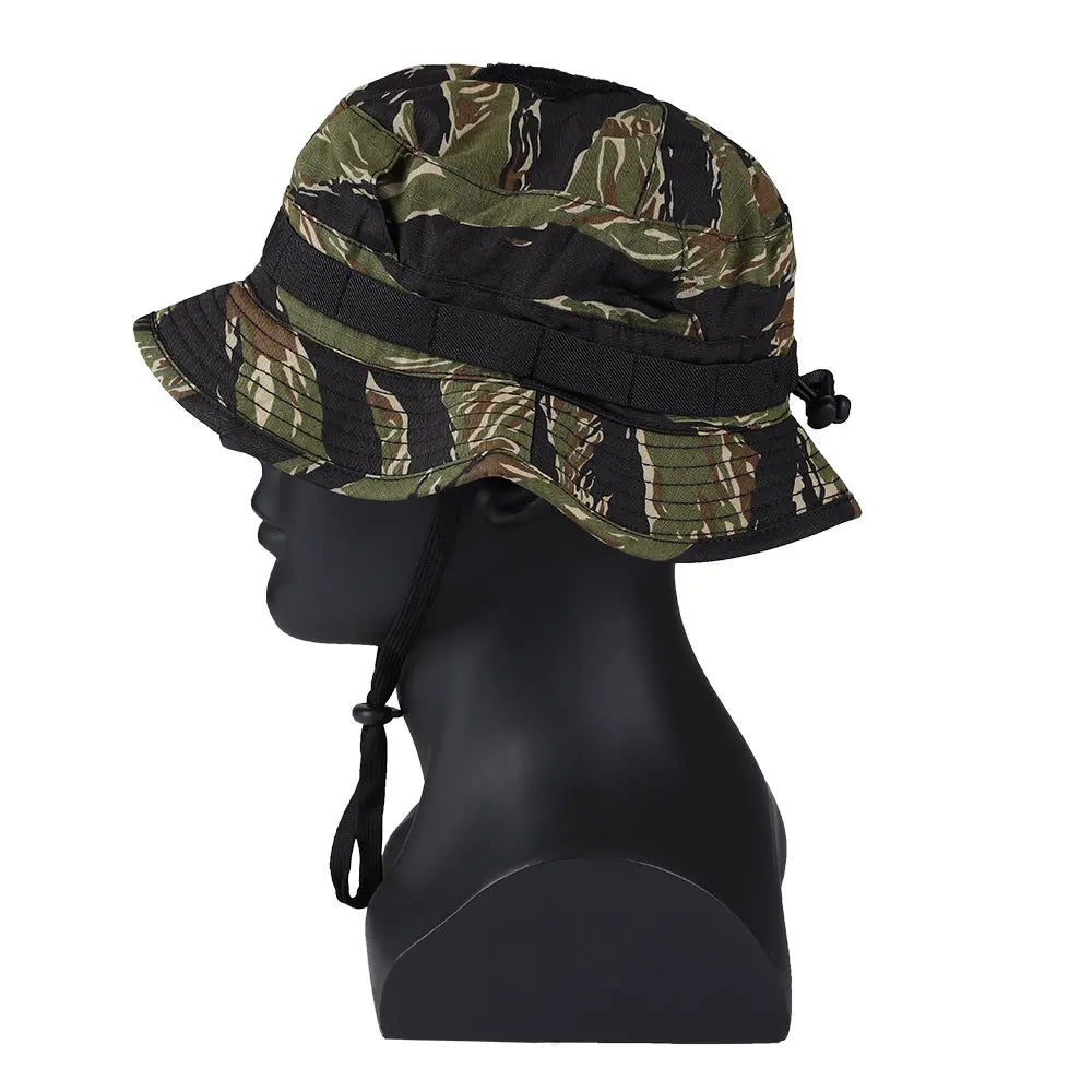 Emersongear Short Brim Summer Tactical Boonie Hat Combat Sports Hunting Camo Round Cap Camping Sunproof Headwear Hiking Outdoor