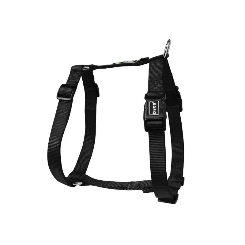 Large Dog Harness XL Nylon Small Breed Medium Dog Vest Harness No Pull Anti Slip Dogs Harnesses H-shaped Outdoors Pet Supplies