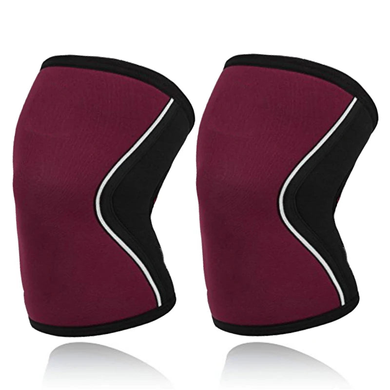 Crossfit Knee Pads Compression 7mm Neoprene Sports Knee Brace Squat Weightlifting Pressured Knee Sleeve Women Men Teens Custom