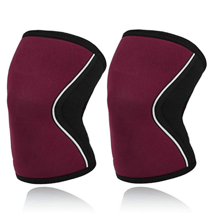 Crossfit Knee Pads Compression 7mm Neoprene Sports Knee Brace Squat Weightlifting Pressured Knee Sleeve Women Men Teens Custom