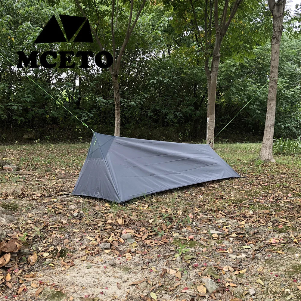 One person Sleeping Bag Tent Rodless Pocket Ultralight Backpacking Outdoor Camping Sleeping Mesh Tent Inside Tent Mosquito Net