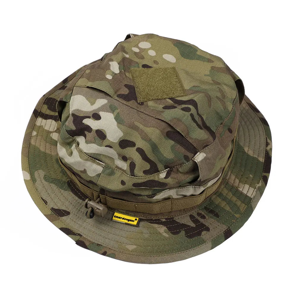Emersongear Short Brim Summer Tactical Boonie Hat Combat Sports Hunting Camo Round Cap Camping Sunproof Headwear Hiking Outdoor