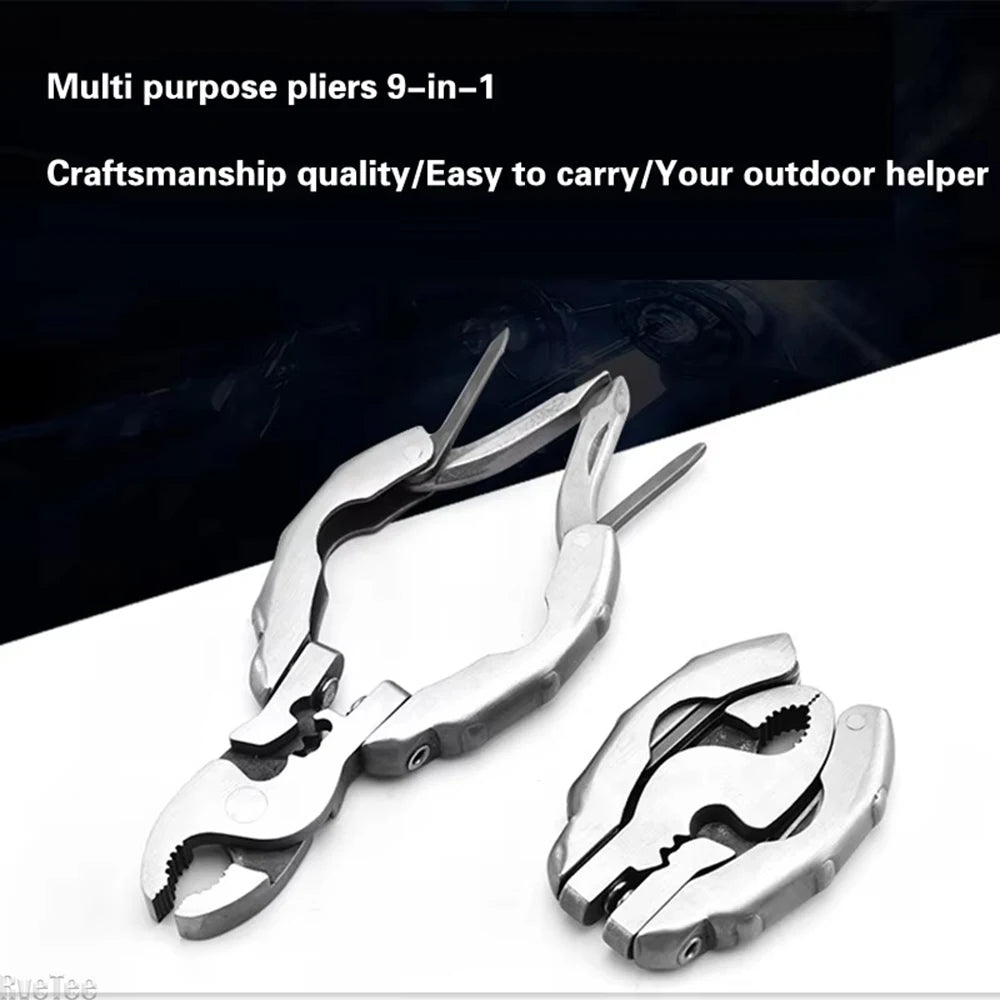Multifunction Outdoor pliers Folding Plier Mini Stainless Steel Folding Screwdriver Portable Camping Tools Hiking Accessories