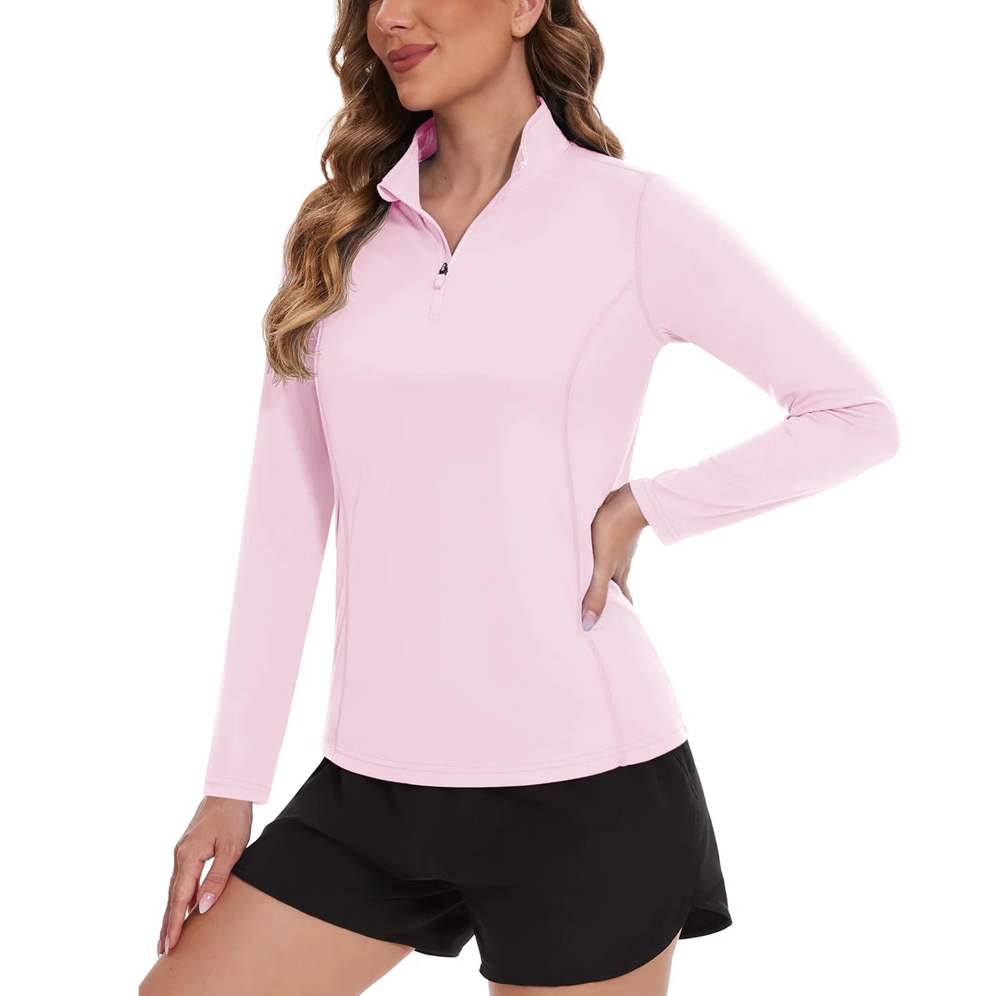TACVASEN UPF 50+ Quick Dry Long Sleeve T Shirts Womens Anti UV/Sun Protection Shirts Running Hiking Fishing T-Shirts Outdoor