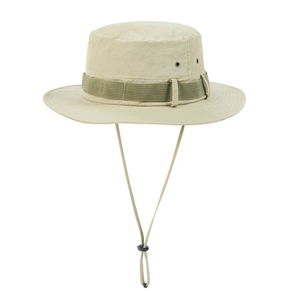 BOTVELA  Waterproof Bucket Hat with Chin Strap Quick Dry Packable Boonie Hat Safari Hat Sun Protection