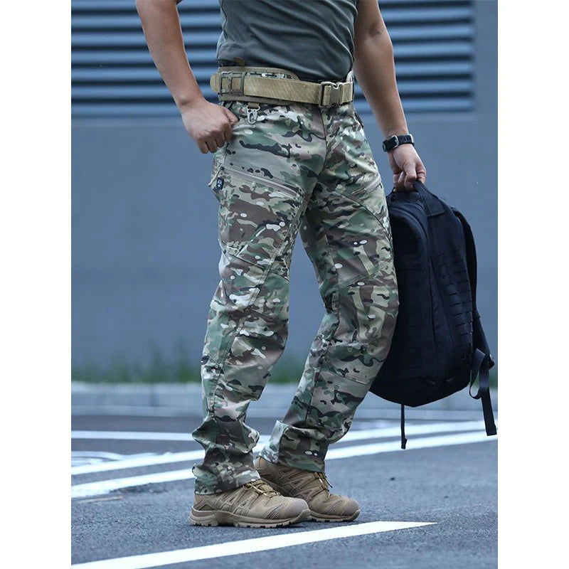 Outdoor Hiking Sports Cargo Pants Men Quick Dry Slim Breathable Tactical Pants Trekking Climbing Hunting Hiking Pants Men