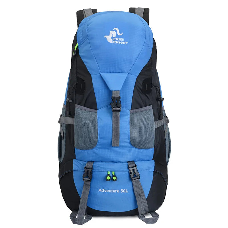High Quality Brand FREE KNIGHT Outdoor 50L Backpack Double Shoulder Bag Women's Hiking Sports Travel Camping Bag Men's Backpacks