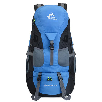 High Quality Brand FREE KNIGHT Outdoor 50L Backpack Double Shoulder Bag Women's Hiking Sports Travel Camping Bag Men's Backpacks