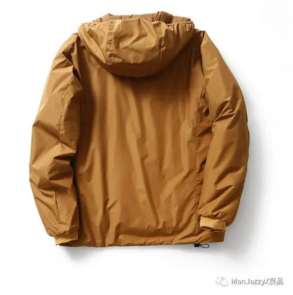 Top Mens Plus Size Hooded Coat Winter Outdoor Harajuku Waterproof Warm Windproof Designer Tactical Hiking Ski Safari Work Jacket