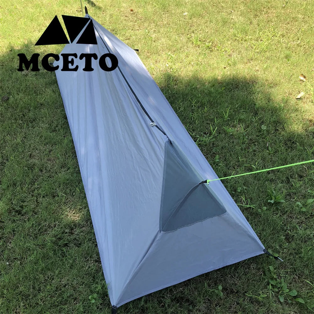 One person Sleeping Bag Tent Rodless Pocket Ultralight Backpacking Outdoor Camping Sleeping Mesh Tent Inside Tent Mosquito Net