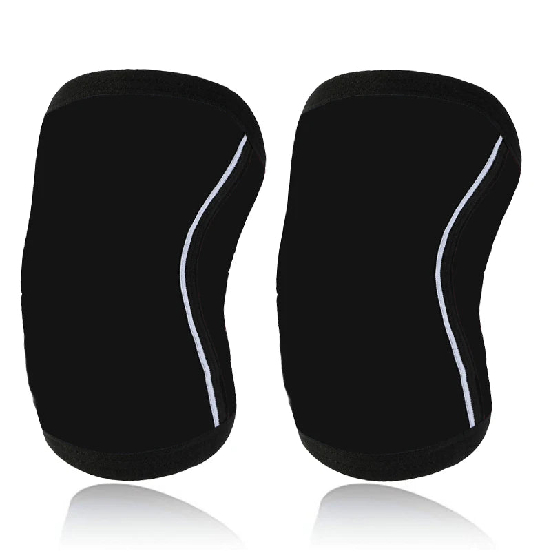 Crossfit Knee Pads Compression 7mm Neoprene Sports Knee Brace Squat Weightlifting Pressured Knee Sleeve Women Men Teens Custom