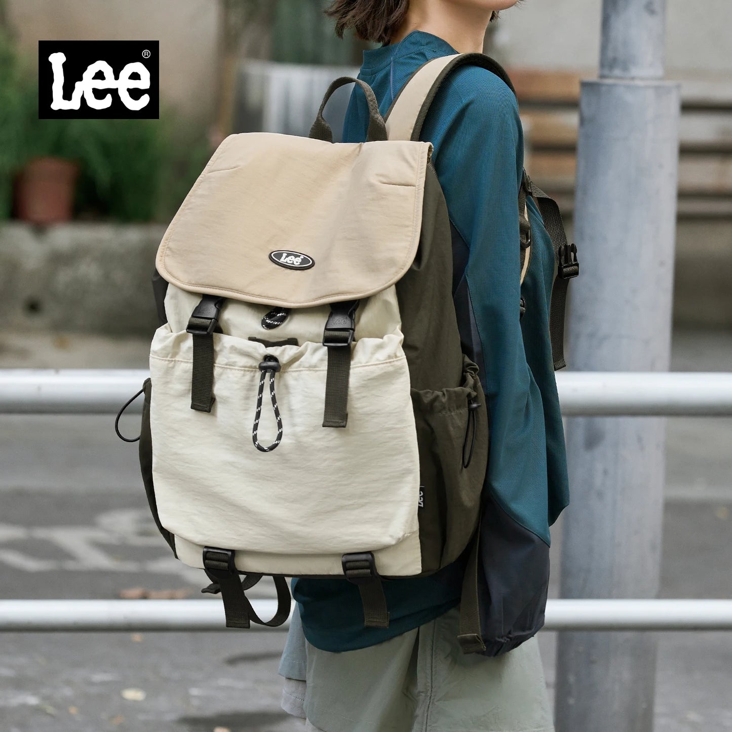 LEE Waterproof Lightweight Outdoors Flip Cover Backpacks for Woman Man Personalized Large Capacity Travel Laptop Bags Schoolbag