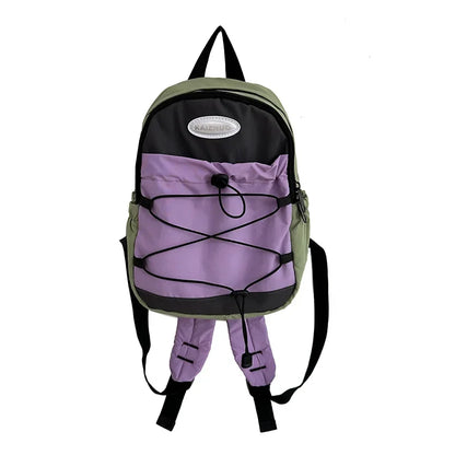 Korean Backpack for Girls 2025 New in Small Canvas Rucksack Women Students High Quality Mini Female Backpacks Outdoors Travel