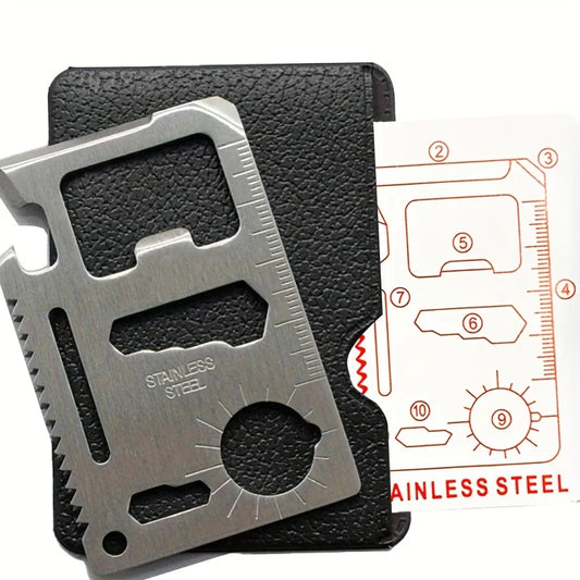 Pocket Portable Outdoor Camping Survival Multi-Tool Tourism EDC Equipment All In One Camping Accessories