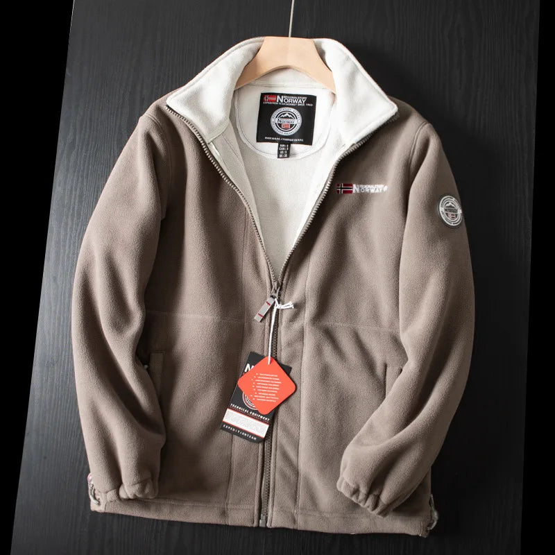 Winter Thermal Fleece Jackets For Men Hiking Climbing Coat Fishing Field Jacket Hunting Camping Jackets Windbreaker Sportswear