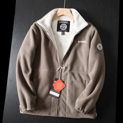 Winter Thermal Fleece Jackets For Men Hiking Climbing Coat Fishing Field Jacket Hunting Camping Jackets Windbreaker Sportswear
