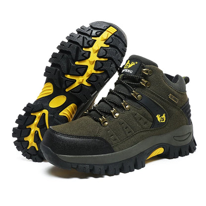 New Couples Outdoor Mountain Desert Climbing shoes Men Women Ankle Hiking Boots Fashion Classic Trekking Footwear