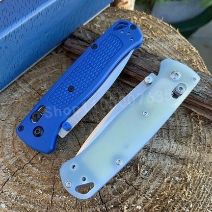 535 Bugout 15080 Knives Hunt Crooked River 4.00\ S30V Clip Point Blade Gray G10 Handle Outdoor Hiking Hunting Knife Gift for Men