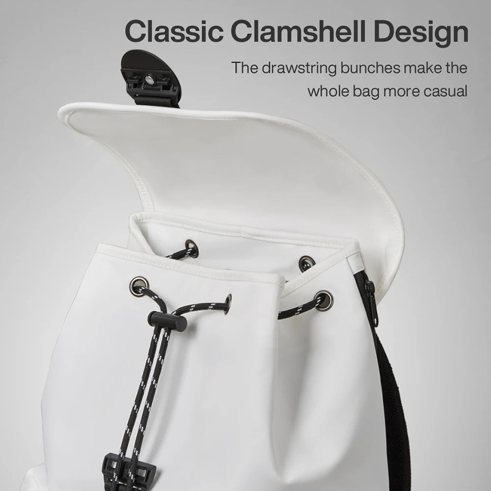 Mixi New 16'' Laptop Backpack Men Waterproof Lightweight Casual  Travel  School Bags Women Outdoors Rucksack 17 Inch White M5228