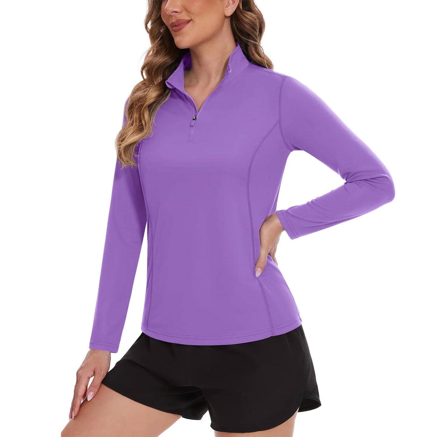 TACVASEN UPF 50+ Quick Dry Long Sleeve T Shirts Womens Anti UV/Sun Protection Shirts Running Hiking Fishing T-Shirts Outdoor