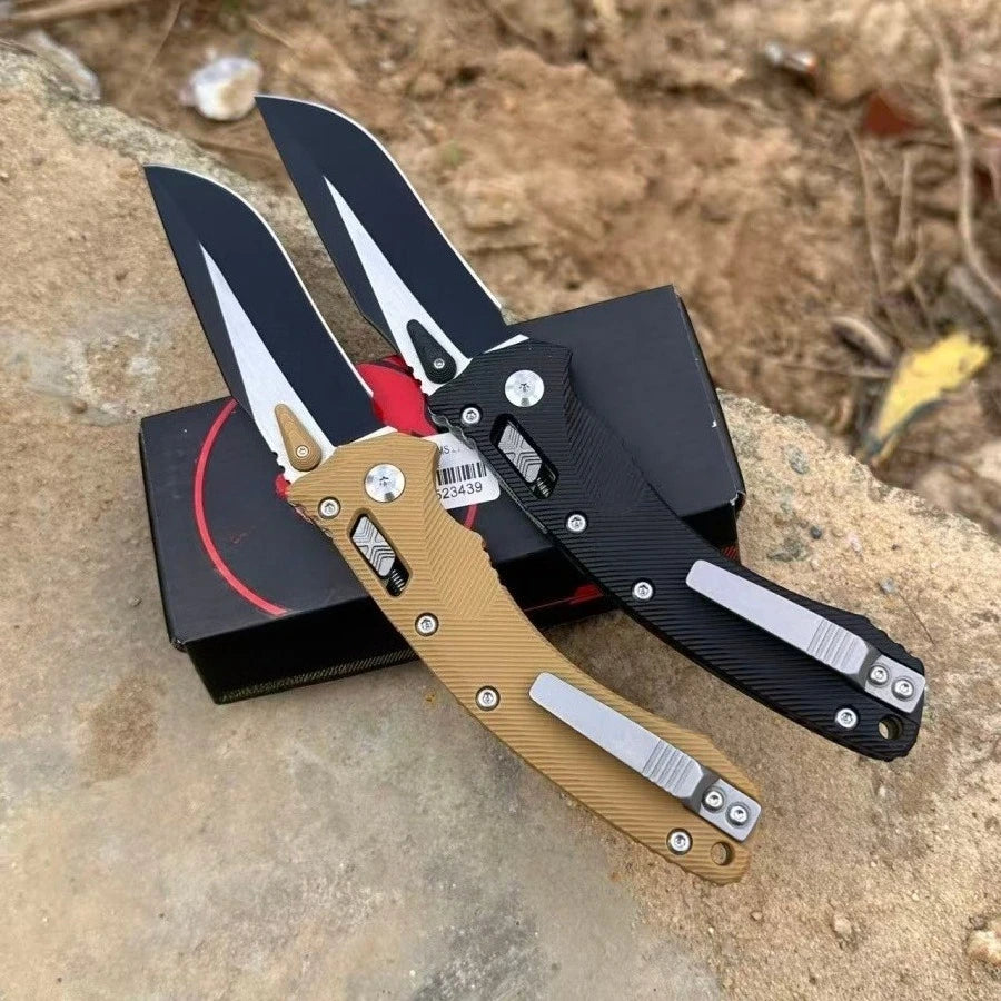 MSI Portable Foldable Knife Durable 8Cr13Mov Steel Blade Durable Outdoor Camping Hiking EDC Cutting Tasks Gift for Men