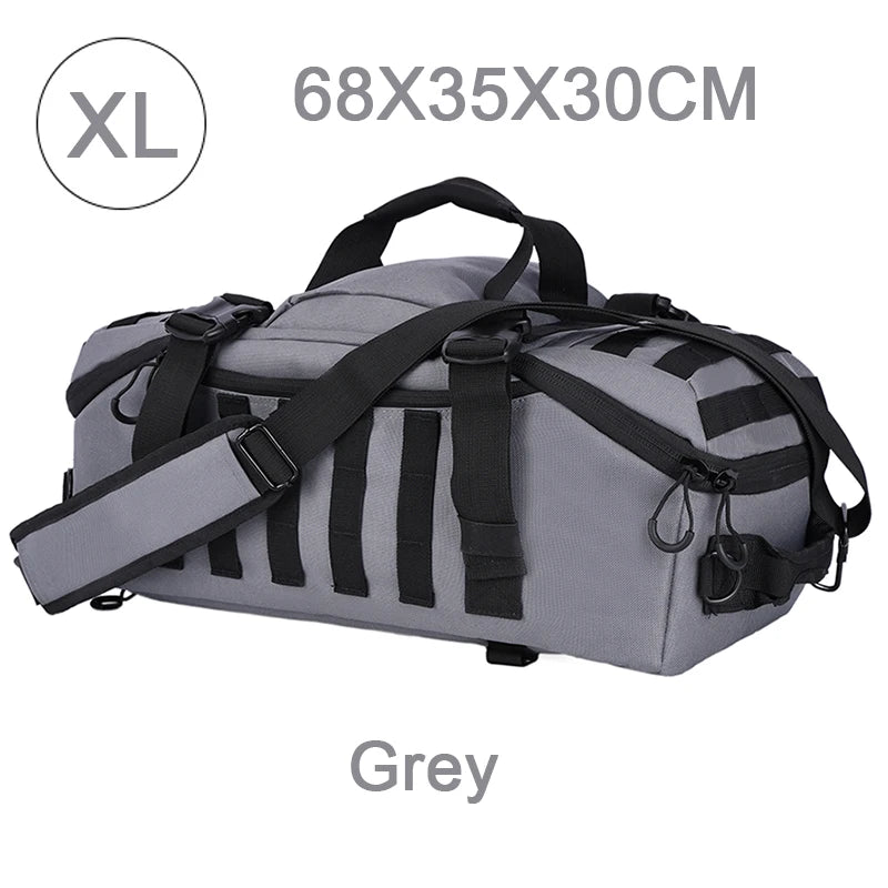 LQARMY 45L 80L Camping Backpacks Men Tactical Backpack Molle Hiking Travel Climbing Rucksack Sports Gym Duffel Bag
