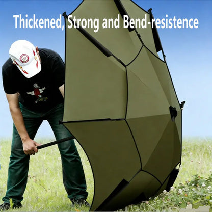 1.8-2.6M Large Fishing Umbrella Parasol Sunshade Windproof Sunshade Awning Outdoor Camping Stand Umbrella With Ground Insert